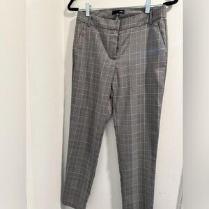 Slim fit plaid pants
